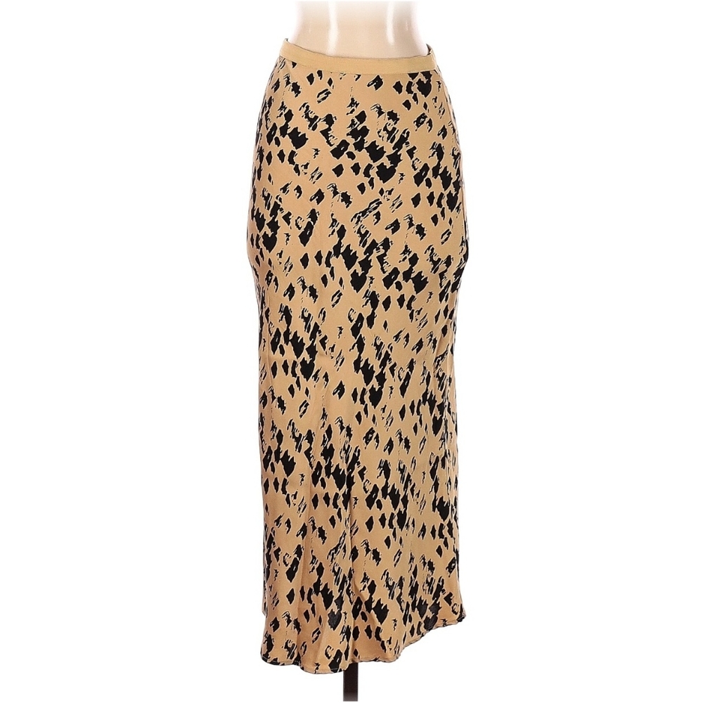 Anine Bing Printed Silk Skirt